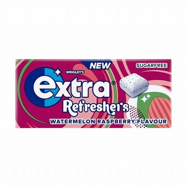 Wrigleys Extra Refreshers Raspberry Watermelon Handybox 7Pc 16pk