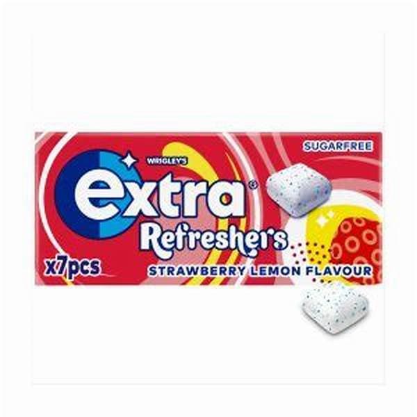 Wrigleys Extra Refreshers Strawberry Lemon Handybox 7Pc 16pk