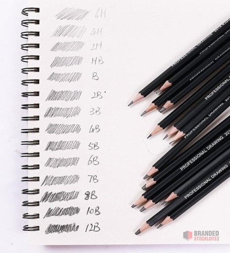 Sketching Pencils & Drawing Pencils Set - 14 Pieces - Drawing Graphite Pencils 6B-5B-4B-3B-2B-1B-HB-2H-4H. - thumbnail image - Premier B2B Stocklot Marketplace