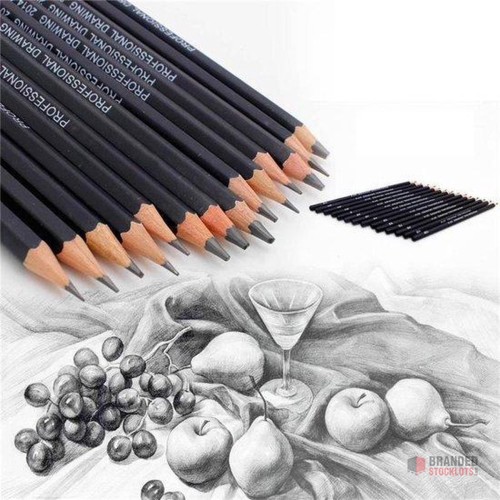 Sketching Pencils & Drawing Pencils Set - 14 Pieces - Drawing Graphite Pencils 6B-5B-4B-3B-2B-1B-HB-2H-4H. - thumbnail image - Premier B2B Stocklot Marketplace