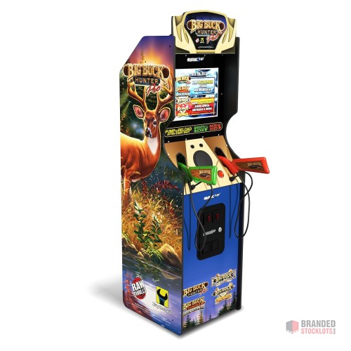 Bulk Arcade1Up Big Buck Hunter Pro Deluxe Arcade Machine - Classic Gaming Reimagined - thumbnail image - Premier B2B Stocklot Marketplace