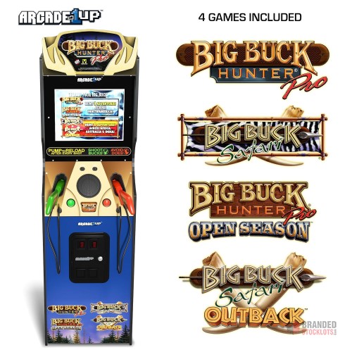 Bulk Arcade1Up Big Buck Hunter Pro Deluxe Arcade Machine - Classic Gaming Reimagined - thumbnail image - Premier B2B Stocklot Marketplace