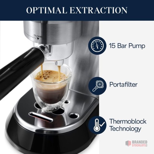 Stocklot - De'Longhi Dedica EC680M Espresso Machine - - thumbnail image - Premier B2B Stocklot Marketplace