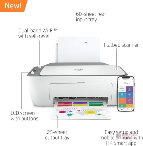 Stocklot - HP DeskJet 2755 All-in-One Inkjet Printer - Efficient and Reliable - thumbnail image - Premier B2B Stocklot Marketplace