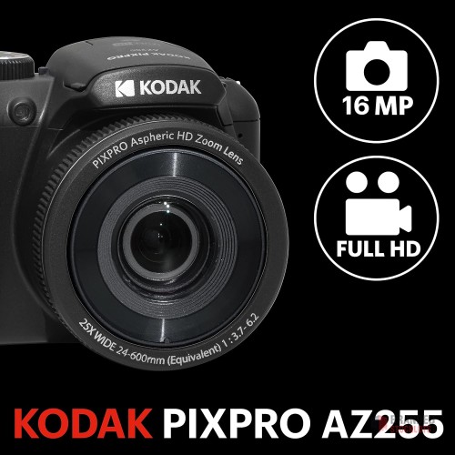 Wholesale - KODAK PIXPRO AZ255-BK 16MP Digital Camera - - thumbnail image - Premier B2B Stocklot Marketplace