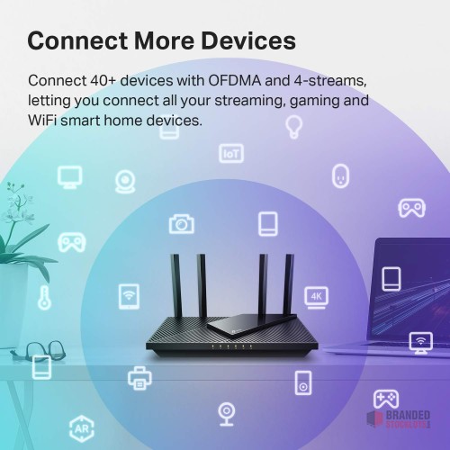 Wholesale TP-Link AX1800 WiFi 6 Router - thumbnail image - Premier B2B Stocklot Marketplace