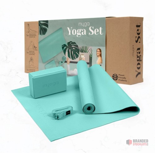 Yoga Starter Kit (Turquoise) - thumbnail image - Premier B2B Stocklot Marketplace