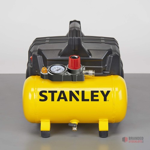 Stanley 100/8/6 Silent Air Compressor DST 100/8/6SI, 750 W, 230 V, Giallo - thumbnail image - Premier B2B Stocklot Marketplace