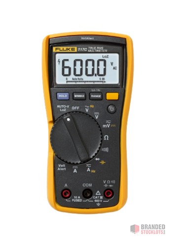 Fluke 117 digital multimeter, LCD, 6000 digits CAT III 600 V - thumbnail image - Premier B2B Stocklot Marketplace