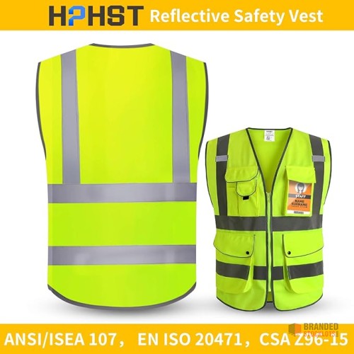 HPHST Safety vest for men - thumbnail image - Premier B2B Stocklot Marketplace