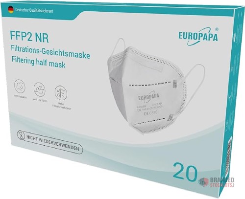 EUROPAPA® 20x FFP2 respiratory mask 5-layer - Premier B2B Stocklot Marketplace