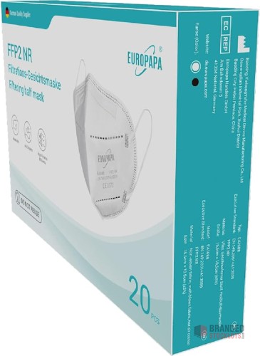 EUROPAPA® 20x FFP2 respiratory mask 5-layer - thumbnail image - Premier B2B Stocklot Marketplace