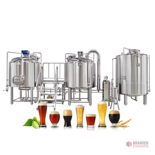 500L High-Efficiency Craft Beer Brewery Equipment - Premier B2B Stocklot Marketplace