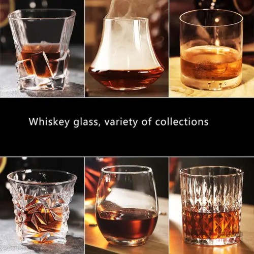 Diamond Design Crystal Whiskey Glasses - Elegant and Durable - thumbnail image - Premier B2B Stocklot Marketplace