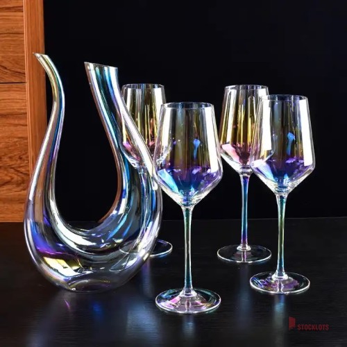 Luxury Electroplated Champagne Flute Glasses - Colorful and Elegant - thumbnail image - Premier B2B Stocklot Marketplace