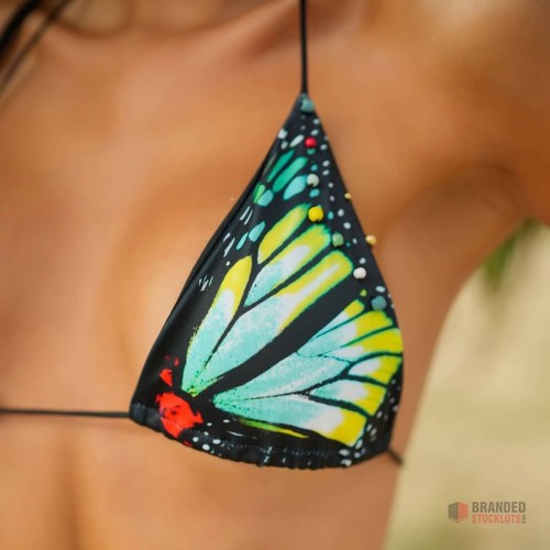 Micro Bikini Sets - Butterfly Print Swimwear Bulk order available - thumbnail image - Premier B2B Stocklot Marketplace