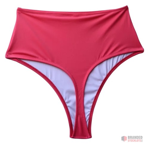 Bulk Order: Wholesale High-Waist Brazilian Bikini Bottoms - Allure in Swimwear Collection - thumbnail image - Premier B2B Stocklot Marketplace