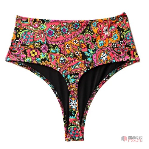 Bulk Order: Wholesale High-Waist Brazilian Bikini Bottoms - Allure in Swimwear Collection - thumbnail image - Premier B2B Stocklot Marketplace