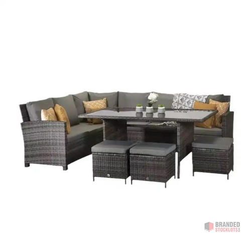 Modern Outdoor Rattan Sofa Set - Durable & Stylish - Premier B2B Stocklot Marketplace