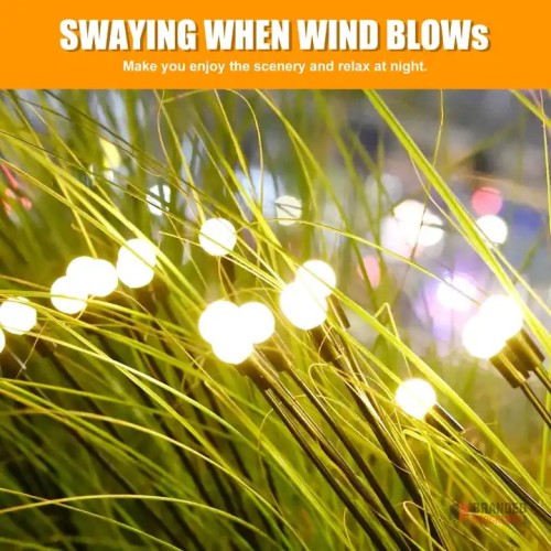 Solar Powered Garden Lights - Wind Sway, Waterproof, Starburst Design - thumbnail image - Premier B2B Stocklot Marketplace