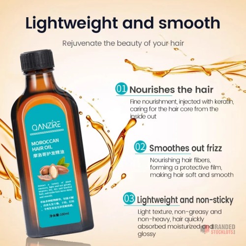 Luxurious Moroccan Pure Argan Oil - Unleash the Power of Premium Hair Care - thumbnail image - Premier B2B Stocklot Marketplace