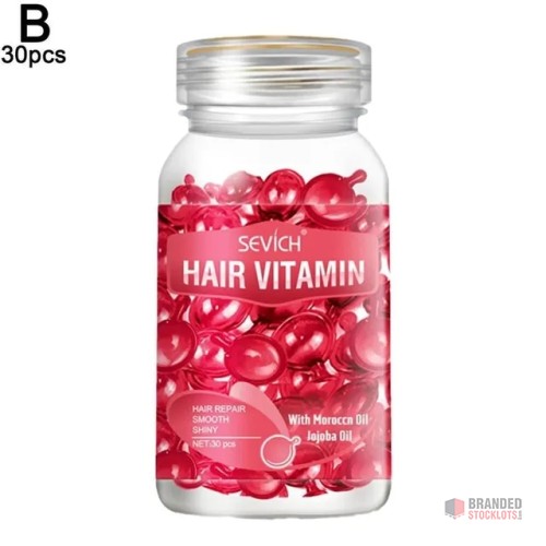 Revitalize Hair Health with 30PCS/1 Bottle Keratin Complex Repair Capsules – Ideal for Bulk Orders - thumbnail image - Premier B2B Stocklot Marketplace