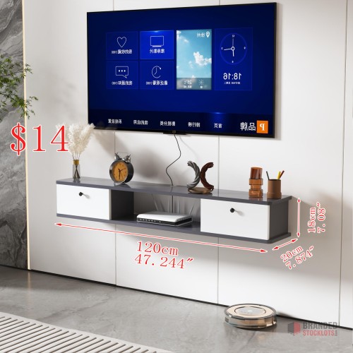 Modern Wall-Mounted TV Cabinet for Bulk Purchase - thumbnail image - Premier B2B Stocklot Marketplace