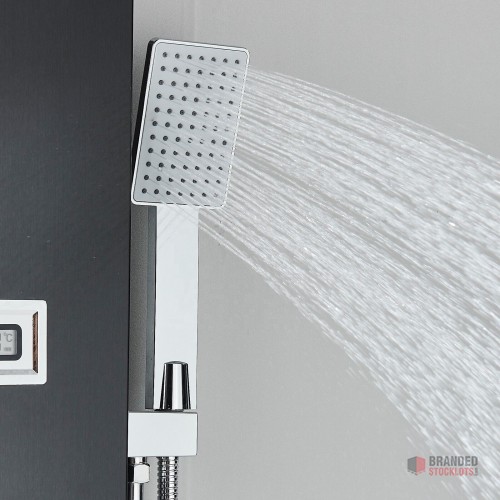 Premium Stainless Steel Wall Mounted Black Shower Column – Hotel's Modern Design - thumbnail image - Premier B2B Stocklot Marketplace