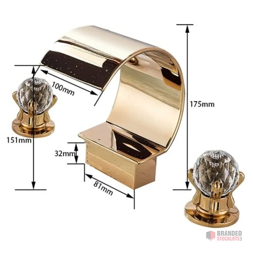 Exquisite Luxury Waterfall Bathtub Faucet Set for Discerning Hotels - thumbnail image - Premier B2B Stocklot Marketplace