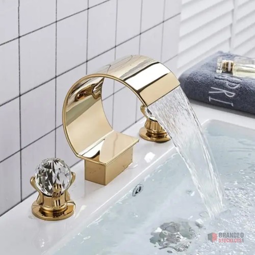 Exquisite Luxury Waterfall Bathtub Faucet Set for Discerning Hotels - thumbnail image - Premier B2B Stocklot Marketplace