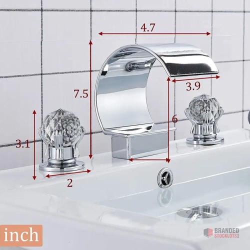 Exquisite Luxury Waterfall Bathtub Faucet Set for Discerning Hotels - thumbnail image - Premier B2B Stocklot Marketplace