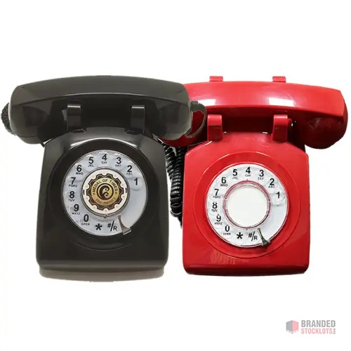 Wholesale Classic Rotary Dial Landline Phones in Assorted Colors - Premier B2B Stocklot Marketplace