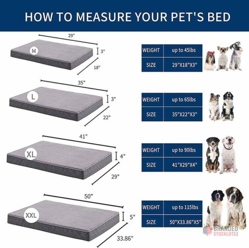 Premium Chew-Resistant Dog Beds - Durable and Comfortable - thumbnail image - Premier B2B Stocklot Marketplace