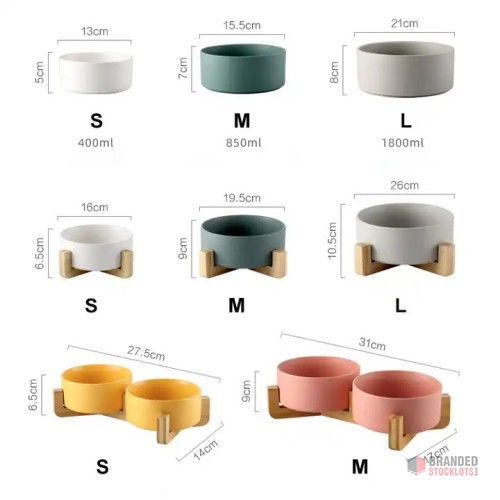 Sustainable Eco-Friendly Pet Bowls - Durable and Safe for Pets - thumbnail image - Premier B2B Stocklot Marketplace