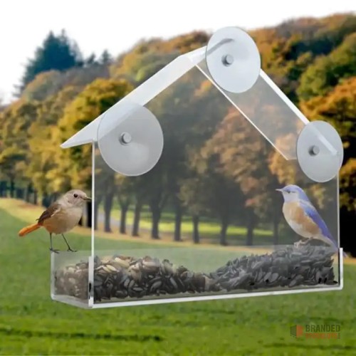 Acrylic Bird Feeders - Durable and Transparent - thumbnail image - Premier B2B Stocklot Marketplace