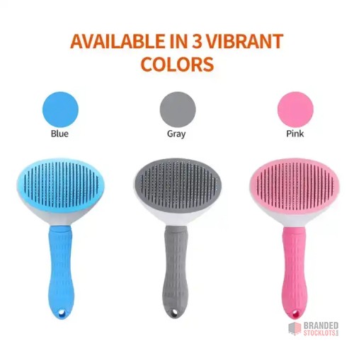 Self-Cleaning Pet Brushes for Dogs and Cats - Rich Brand - Premier B2B Stocklot Marketplace