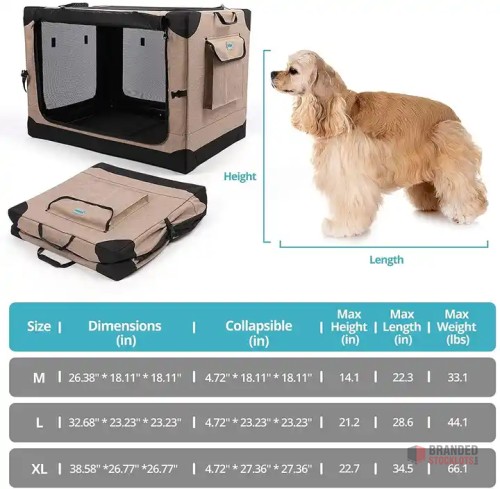 Collapsible Pet Carriers - 4 Door Folding Design - thumbnail image - Premier B2B Stocklot Marketplace