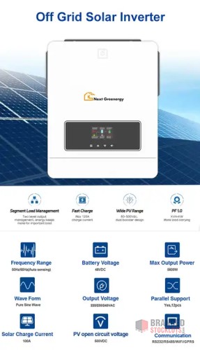 High-Efficiency Hybrid Solar Inverters - Range 4KW to 20KW - thumbnail image - Premier B2B Stocklot Marketplace