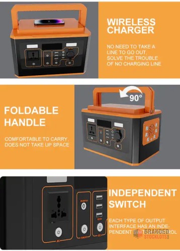 Compact 500W Portable Power Stations for Outdoor and Emergency Use - thumbnail image - Premier B2B Stocklot Marketplace