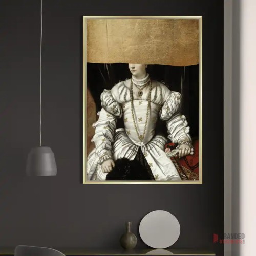 Regal Impressions" Vintage Canvas Art with Gold Leaf - thumbnail image - Premier B2B Stocklot Marketplace