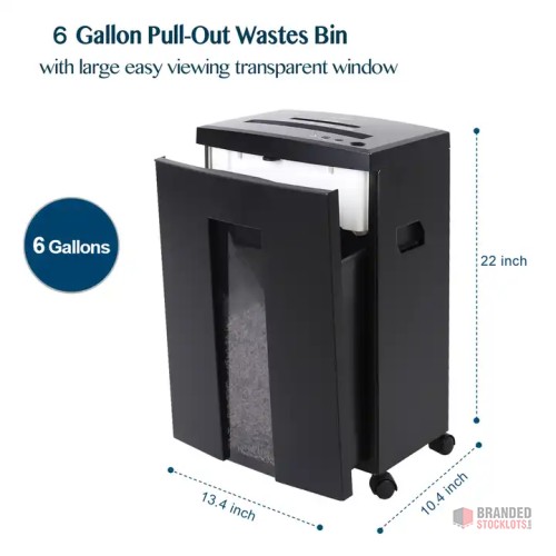 WOLVERINE SecureShred 18-Sheet Cross-Cut Heavy Duty Paper Shredder - thumbnail image - Premier B2B Stocklot Marketplace