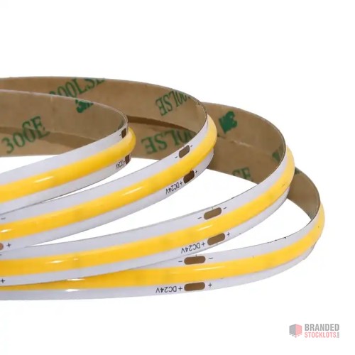 Warm White COB LED Strip Light - Perfect for Home and Bedroom Ambiance - thumbnail image - Premier B2B Stocklot Marketplace