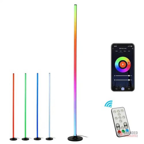 Modern Smart LED RGB Floor Lamp - Ideal for Living Room - thumbnail image - Premier B2B Stocklot Marketplace