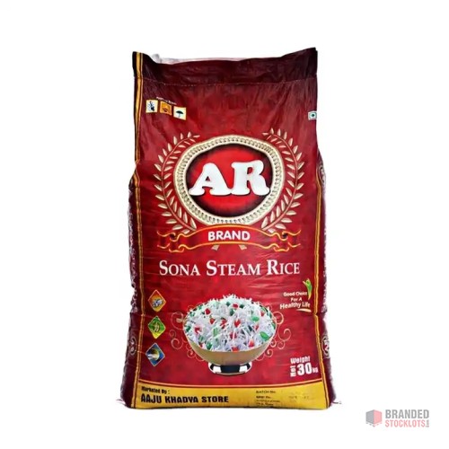 Custom Design PP Woven Rice Packing Bags - thumbnail image - Premier B2B Stocklot Marketplace