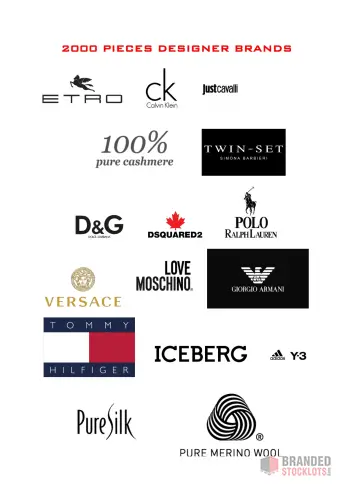 Exclusive Italian Designer Brands Collection - 2000 Pieces at €25 Each - thumbnail image - Premier B2B Stocklot Marketplace