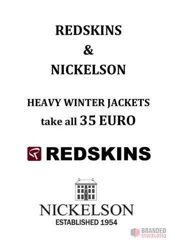 Exclusive Offer: REDSKIN AND NICKELSON Heavy Winter Coats for €35 Each - thumbnail image - Premier B2B Stocklot Marketplace