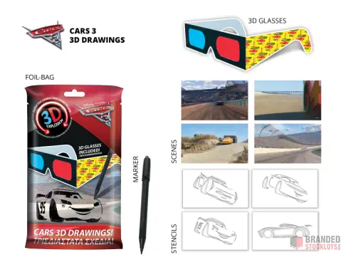 Cars 3 3D Drawings - Premier B2B Stocklot Marketplace