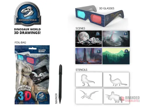 3D Dinosaur Drawing - Premier B2B Stocklot Marketplace