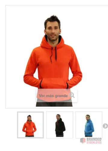 SUDADERA FORRO POLAR - Confort Bicolo - thumbnail image - Premier B2B Stocklot Marketplace