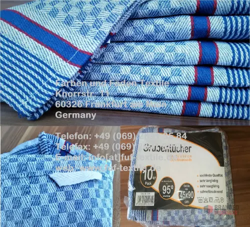 100% Cotton Kitchen Towels – Durable and Absorbent Tea Towels - Premier B2B Stocklot Marketplace
